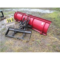8 1/2 ft plow for skidloader