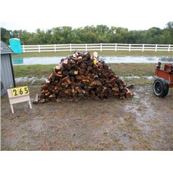 1 cord oak firewood