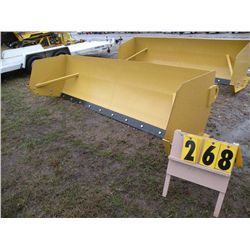 10 ft wheel loader pusher w/metal cutting edge -New