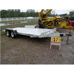 Aluma 81 x 18 aluminum bed trailer w/ramps 1YGHD1823XB870059