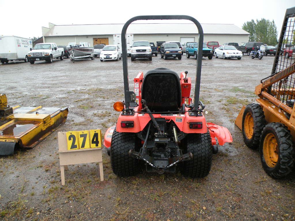 Kubota BX2200 w/LA211 loader/belly mower, 3 pt 65593