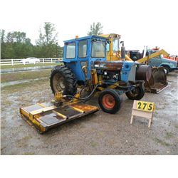Ford 5600 tractor w/Tiger ditch mower, 3 pt