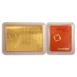 Valcambi Suisse 50 Gram Gold CombiBar