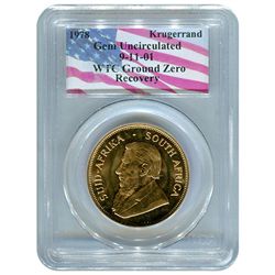 Certified South Africa Krugerrand One Ounce PCGS WTC Gr