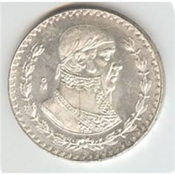 Mexico 1 peso silver, 1957-1967