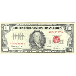 1966 $100 United States Note, XF-AU