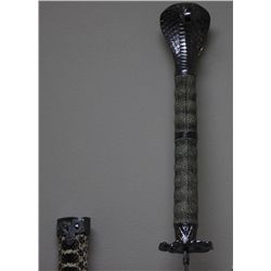 COLLECTORS EDITION 43 INCH CHINESE COBRA SNAKE HEAD SAM