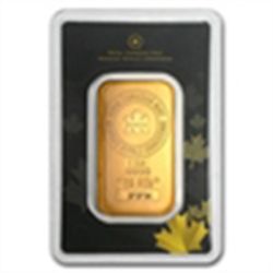 1 oz Royal Canadian Mint RCM Gold Bar .9999 Fine (In As