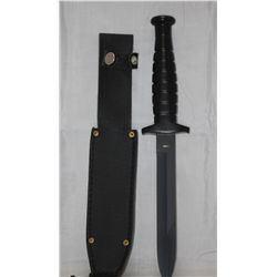 COLLECTORS EDITION  11 7/8  MILITARY BLACK DAGGER