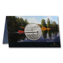 2011 1/4 oz Silver Canadian $20 Canoe Coin & COA Card