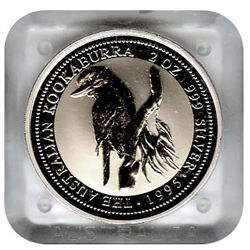 Australian Kookaburra 2 oz. Silver 1995