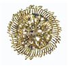 Image 2 : Vintage Signed Lisner Brooch, 2 1/4" in diameter Excellent condition.