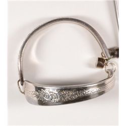 Bracelet made from Vintage Silver Plate silver ware, magnetic closure, EZ on!!