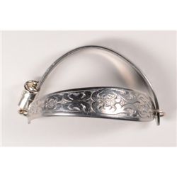 Bracelet made from Vintage Silver Plate silver ware, Magnetic closure EZ on !!