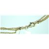 Image 2 : 14kt Yellow Gold Three Strand Necklace