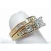 Image 2 : Very Stunning Princess Cut Diamond Wedding Set