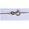 Image 4 : 14K LADDER PENDANT, APPROX. 2 CT. TW OF DIAMONDS. 18" BOX CHAIN