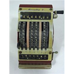 Resulta 7 Deluxe Quiet Antique Adding Machine