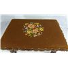 Image 2 : Vintage Cast Iron Foot Stool with Needlepoint