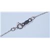 Image 2 : 14 kt Diamond Teardrop Pendant