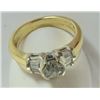 Image 1 : 14 kt Bridal Set. size 5. 1 ctw.