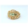 Image 1 : Estate ring, Great Find! 1912 Generations 14K yellow gold ring with Green Quartz