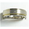 Image 1 : Titanium and Diamond Rotating Band Ring