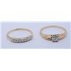 Image 1 : 14k size 9 1/2 Antique Bridal Set.