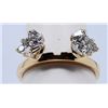 Image 1 : 14 kt. Diamond Solitaire Wrap. 1/2 ctw.