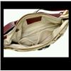 Image 3 : COACH PURSE Soho Signature Flap Duffle Khaki & Red, New with Tags, Retails $298