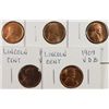 Image 1 : 5-1909 VDB LINCOLN CENTS MS63+
