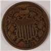 Image 1 : 1871 TWO CENT PC XF+