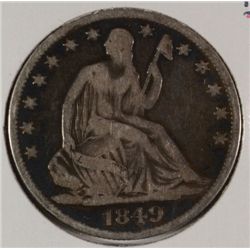 1849-O SEATED HALF DOLLAR F/VF