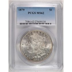 1879 MORGAN DOLLAR PCGS MS62