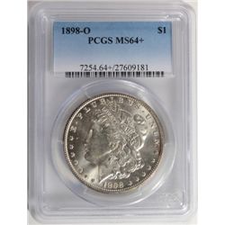 1898-O MORGAN DOLLAR PCGS MS64+