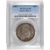 Image 1 : 1827 BUST HALF DOLLAR, PCGS AU-53  BEAUTIFUL AND SCARCE