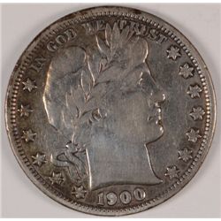 1900 BARBER HALF DOLLAR, XF+  NICE
