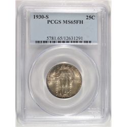 1930-S STANDING LIBERTY QUARTER, PCGS MS-65 FH  REALLY A SUPERB COIN!