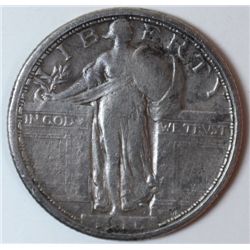 1916 STANDING LIBERTY QUARTER F/VF  RARE!! KEY TO  THE SERIES, NICE LOOKING!