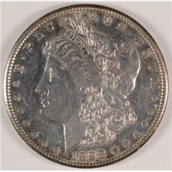 1898-S MORGAN SILVER DOLLAR, MS-63 DMPL  RARE!