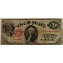 1917 $1 US NOTE G/VG