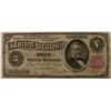 Image 1 : 1891 $5 US SILVER CERTIFICATE FINE