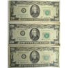 Image 1 : $20.00 FRN STAR NOTES: 1950 C, 1963 A, 1950 A VG