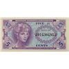 Image 2 : MILITARY PAYMENT CERTIFICATE, SERIES 641 FIVE CENT, PCGS 65 PPQ