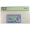 Image 1 : MILITARY PAYMENT CERTIFICATE, SERIES 661 ONE DOLLAR, PCGS 67 PPQ