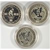 Image 2 : ( 3 ) Pf OLYMPIC COMMEM. HALF DOLLARS, 96 SOCCER , 95 BASEBALL, 95 BASKETBALL