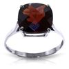 Image 1 : 14k Solid Gold 4.50ct Garnet Cocktail Ring
