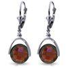Image 1 : 14k Solid Gold 8.40ct Garnet Earrings