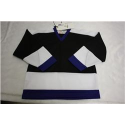 LOT OF 131 BLACK T.B.L. JERSIES