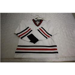 LOT OF 102 WHITE CHICAGO JERSIES